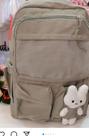 Mochila escolar cor bege TAM G
