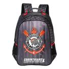 Mochila Escolar Corinthians Sccp Preta Reforçada Infantil - Mochila Escolar Corinthians Sccp Preta Reforçada Infantil -