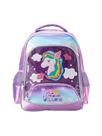Mochila Escolar Costas Unicórnio Magical MUM2400100