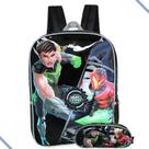 Mochila Escolar De Alças + Estojo Max Steel Força Turbo Mochila Escolar De Alças + Estojo Max Steel Força Turbo