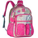 Mochila Escolar de Costa Feminina RB Rebecca Bonbon Chaveiro Patch Bolso Antifurto Clio