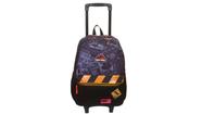 Mochila Escolar de Costas e Rodas Dinossauro Jurassic Park