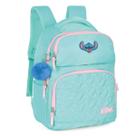 Mochila Escolar De Costas Infantil Lilo Stitch Verde Menina Mochila Escolar De Costas Infantil Lilo Stitch Verde Menina