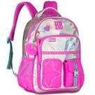 Mochila Escolar de Costas Rebecca Bonbon Holografico Shine RB27020 Rosa