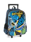 Mochila Escolar de Rodas Infantil Menino Batman Morcego