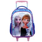 Mochila Escolar de Rodas Média Frozen Anna e Elsa 11470
