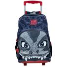 Mochila escolar de rodinha Dino King Fuseco