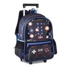 Mochila Escolar de Rodinha Game Start com Luzes Clio Mochila Escolar de Rodinha Game Start com Luzes Clio
