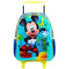 Mochila Escolar de Rodinhas 14 Mickey Disney - Tamanho M creche Mochila Escolar de Rodinhas 14 Mickey Disney - Tamanho M creche