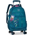 Mochila Escolar de Rodinhas 360 Rebecca Bonbon Beaded FUN RB27420 Azul Mochila Escolar de Rodinhas 360 Rebecca Bonbon Beaded FUN RB27420 Azul