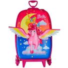 Mochila Escolar de Rodinhas 3D Barbie Pegasus Maxtoy