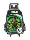 Mochila Escolar De Rodinhas Hulk Avengers- Marvel IC38106AG