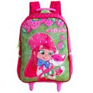 Mochila Escolar De Rodinhas Infantil Juvenil Da Moranguinho
