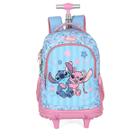 Mochila Escolar de Rodinhas Stitch Disney Meninas Juvenil