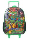 Mochila Escolar de Rodinhas Tartarugas Ninja Original 13500