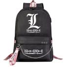 Mochila escolar Deaths Notes Anime Oxford Cloth 32x15x45cm