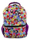 Mochila escolar Disney Princess Emoji Girl's 40cm roxa