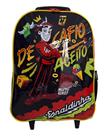 Mochila Escolar Enaldinho Youtuber Rodinhas Aula Preta