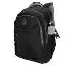 Mochila escolar feminina Faculdade Reforçada + Pompom Chaveiro