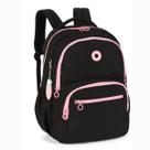 Mochila Escolar Feminina Grande LUARA Up4You Preto Mochila Escolar Feminina Grande LUARA Up4You Preto