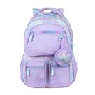 Mochila Escolar Feminina Juvenil Star Candy Lilás