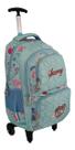 Mochila Escolar Feminina Notebook Rodinhas Juvenil Aulas H3