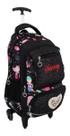 Mochila Escolar Feminina Notebook Rodinhas Juvenil Aulas H3