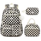 Mochila escolar Fimibuke, 3 peças de veludo cotelê infantil com lancheira e bolsa Mochila escolar Fimibuke, 3 peças de veludo cotelê infantil com lancheira e bolsa