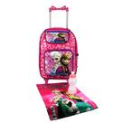 Mochila Escolar Frozen Infantil Tam Grande Com Rodinhas