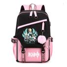 Mochila escolar Genshins Impacts K para crianças - Nylon