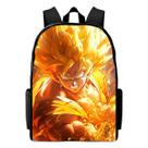 Mochila Escolar Goku Infantil Estampada de Costas Confortável Resistente