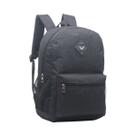 Mochila Escolar Grande Juvenil Colegial Faculdade Fundamental Médio Bolso Frontal Lateral Preta