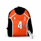 Mochila escolar Haikyuus Karasunos 4 Cartoon Kids Oxford