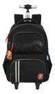 Mochila Escolar Hot Wheels 2 Em 1 Rodinhas E Costas - Preto - Hot Wheels SKU 43816 Mochila Escolar Hot Wheels 2 Em 1 Rodinhas E Costas - Preto - Hot Wheels SKU 43816
