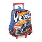 Mochila Escolar Hot Wheels Com Rodinhas Mala Haste Rodas