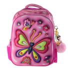 Mochila Escolar Infantil 3D Alto Relevo Personagem:Borboleta Mochila Escolar Infantil 3D Alto Relevo Personagem:Borboleta