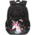 Mochila Escolar Infantil Abshoo - Unicórnio Fofo - Preta