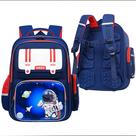 Mochila Escolar Infantil Astronauta Impermeavel Espaçosa Menino Ótimo Acabamento Costura Reforçada Alta Durabilidade Proteção Lombar VERMELHA