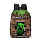 Mochila Escolar Infantil Avulsa Game Minecrafit Menino e Menina