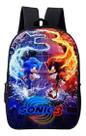 Mochila Escolar Infantil Azul Tema Game Soni Estilo Veloz