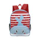 Mochila Escolar Infantil Baleia 12L Unissex com Bolsos Grandes Resistente e Confortável DLui