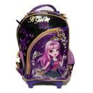Mochila escolar infantil com Rodinha 38 cm Lulu Lilas