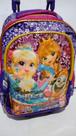 Mochila escolar infantil com Rodinha 38 cm Princess On Ice