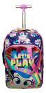 Mochila Escolar Infantil Com Rodinha Menina Uni Tennis Puket Azul Uni Tennis Mochila Escolar Infantil Com Rodinha Menina Uni Tennis Puket Azul Uni Tennis