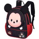 Mochila Escolar Infantil Costas Mickey Orelhinhas 3d Resistente Diversos Compartimentos Alças Acolchoadas Qualidade