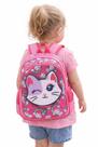 Mochila Escolar Infantil Gatinha Yepp Kids cor:rosa