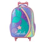 Mochila Escolar Infantil Grande Com Rodinha Para Meninas