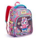 Mochila Escolar Infantil Grande Costas alça reforçada personagens