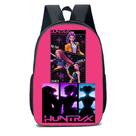 Mochila Escolar Infantil Guerreiras Do Kpop Demon Hunters Huntrix Kpop