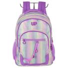 Mochila Escolar Infantil Luxcel Arco-íris com Glitter MJ49